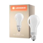 Ledvance Classic LED E27 Pera con Filamento Mate 18W 2452lm - 827 Luz muy Cálida | Regulable - Reemplazo 150W