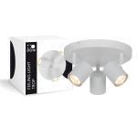 D'Lite Luz de techo Trop Blanco | Apta para 3x GU10 