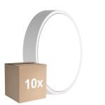 Multipack 10x Ledvance Plafón LED Techo/Pared Esférica Blanco 9.5W 1220lm - 830-840 CCT | 262mm - IP65