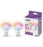 Paquete dúo 2x WiZ Smart Foco LED GU10 PAR16 5W 400lm 36D | Mejor Reproducción De Color - Regulable - Reemplazo 50W